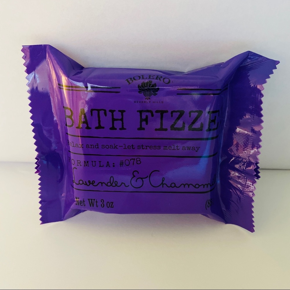 Bath Bomb Stress Relief Fizzer, Lavender, 3 oz.